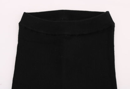 Dolce &amp; Gabbana Pantaloni Eleganti in Cashmere Nero