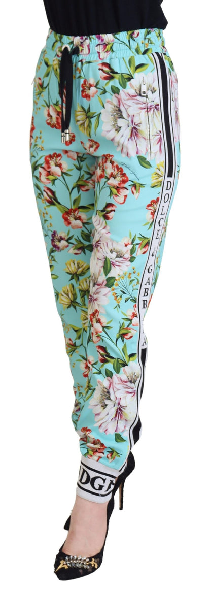 Dolce &amp; Gabbana Pantaloni Eleganti in Viscosa Multicolor