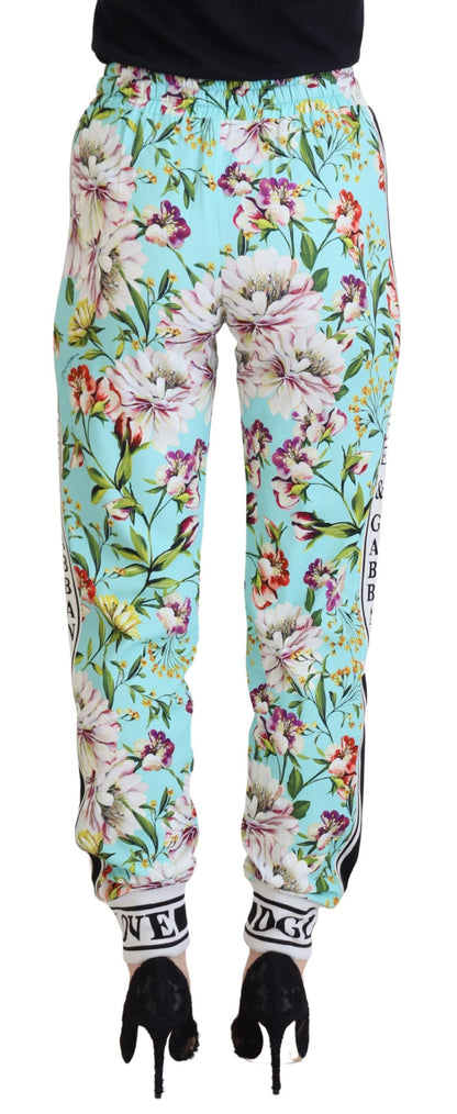 Dolce &amp; Gabbana Pantaloni Eleganti in Viscosa Multicolor