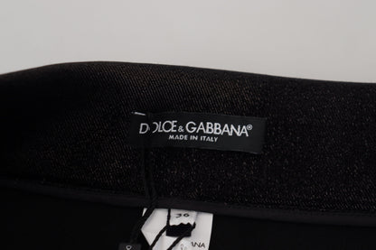 Dolce &amp; Gabbana Элегантные черные джинсовые брюки – Индивидуальный крой