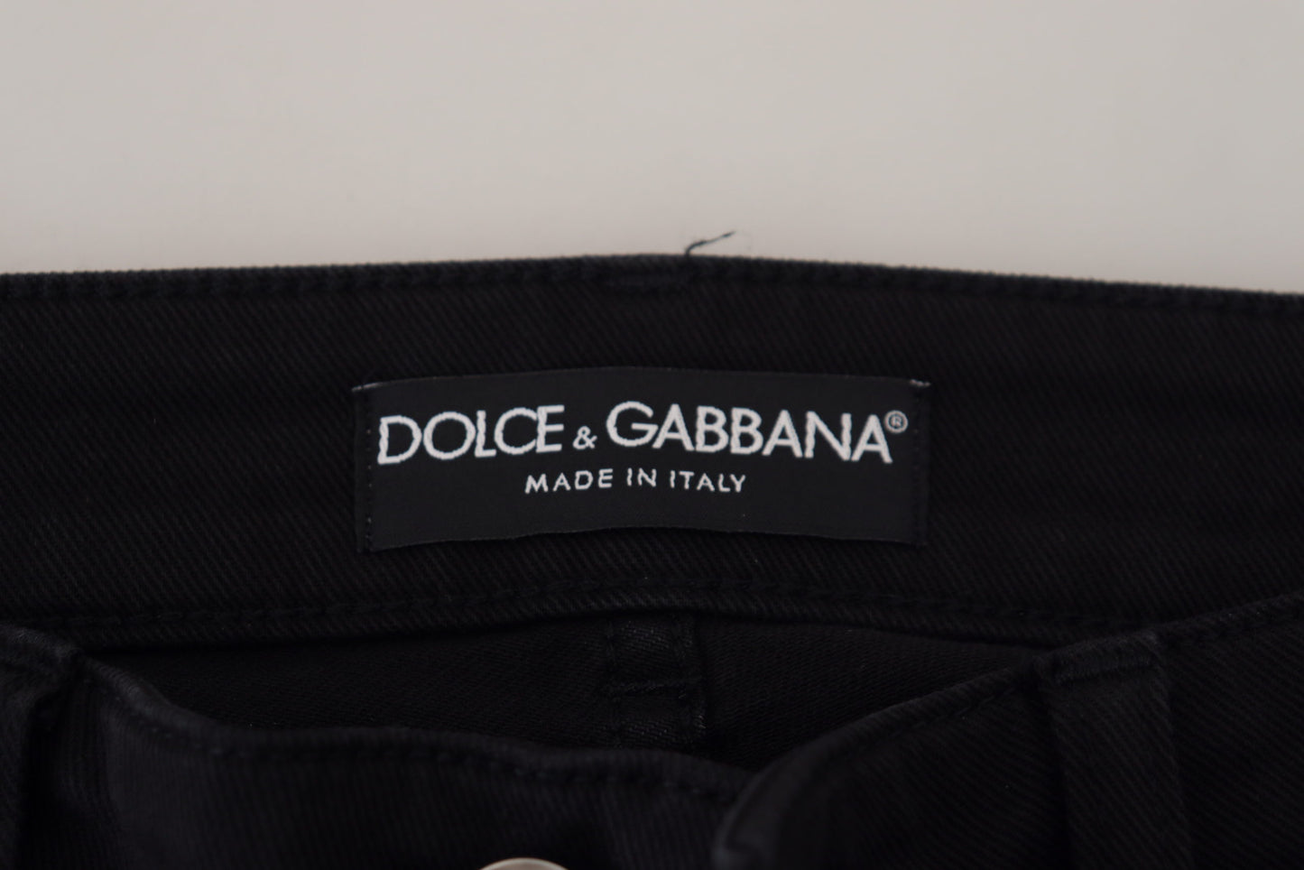 Черные джинсовые брюки Dolce &amp; Gabbana Chic – вневременная элегантность