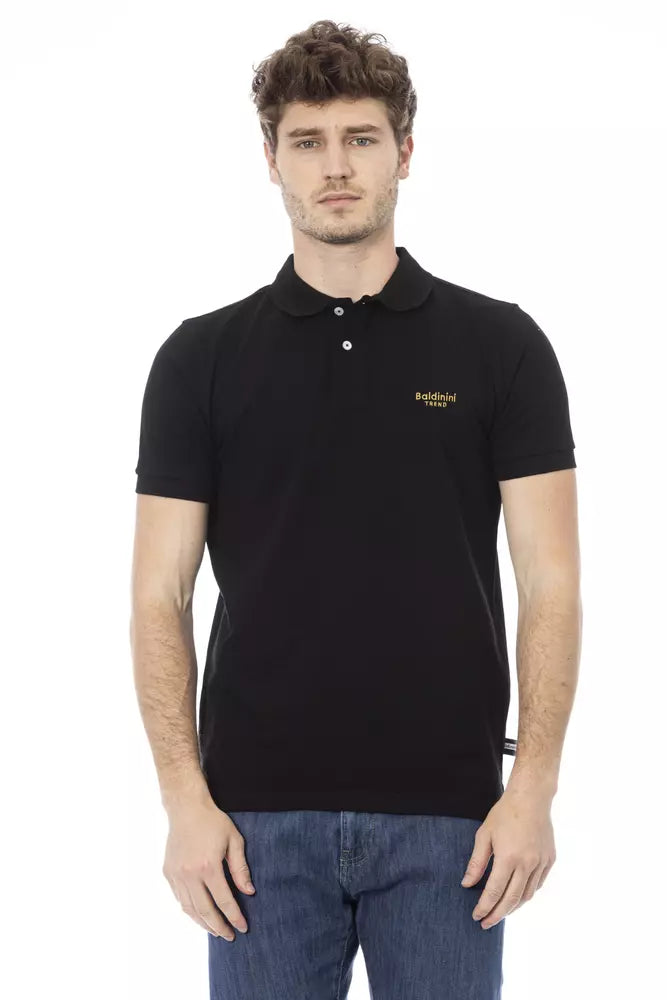 Baldinini Trend Polo Uomo Cotone Nero