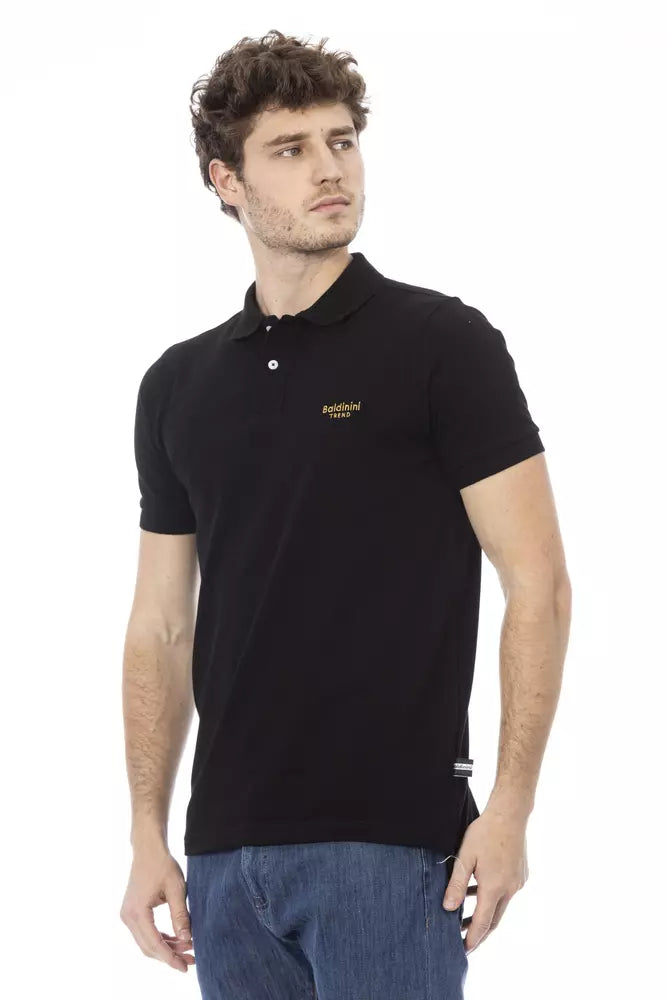 Baldinini Trend Polo Uomo Cotone Nero