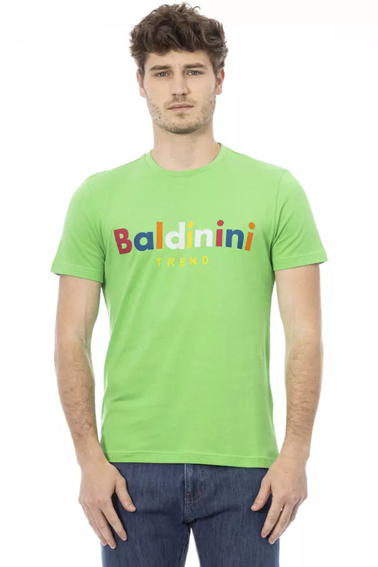 Baldinini Trend T-shirt da uomo in cotone verde