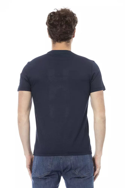 Baldinini Trend Blue Cotton Men T-Shirt