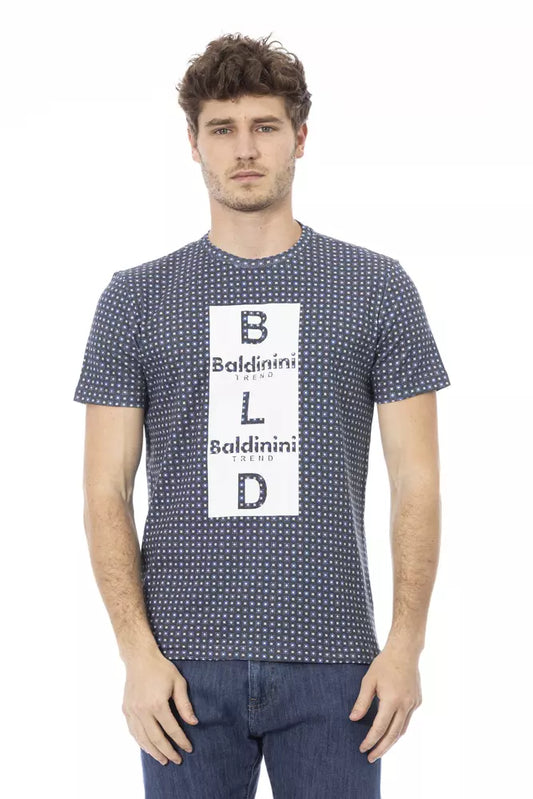 Baldinini Trend T-shirt Uomo Cotone Grigio