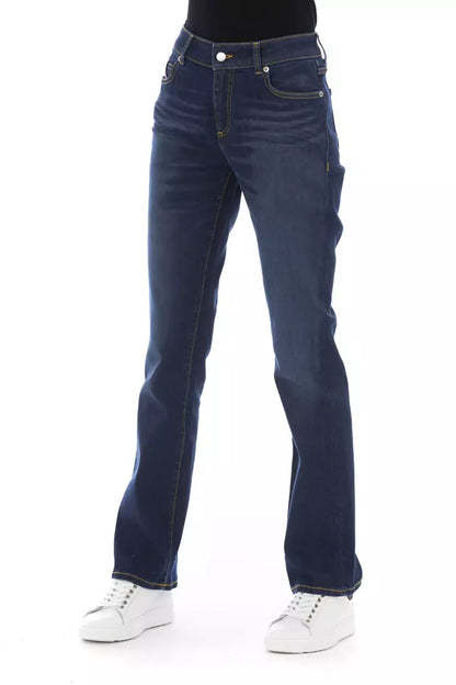 Jeans da donna Baldinini Trend in cotone blu