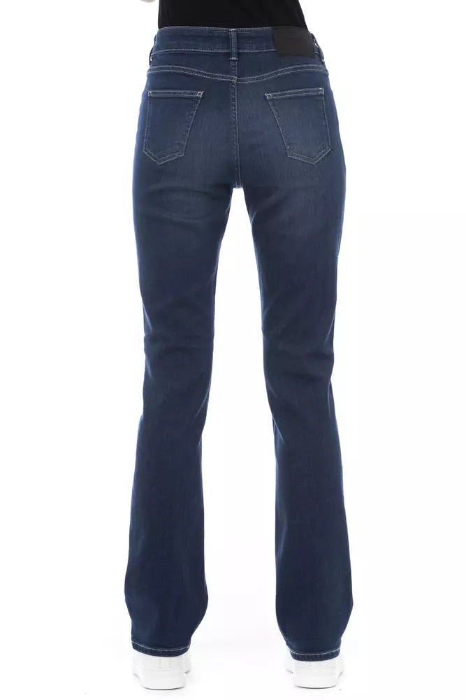 Jeans da donna Baldinini Trend in cotone blu