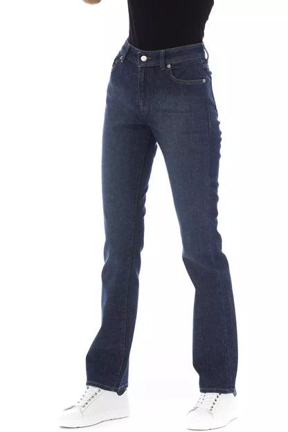 Jeans da donna Baldinini Trend in cotone blu