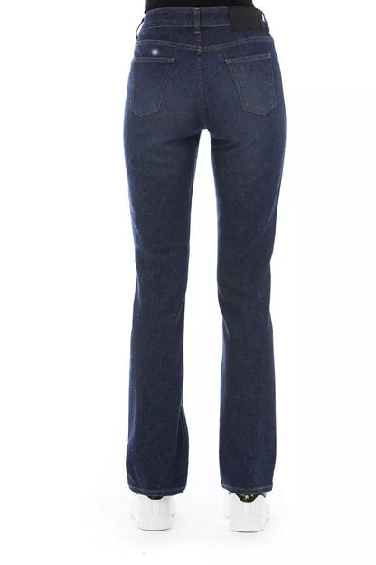 Jeans da donna Baldinini Trend in cotone blu