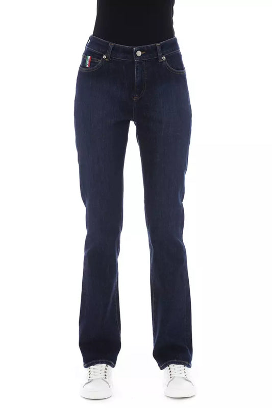 Jeans da donna Baldinini Trend in cotone blu