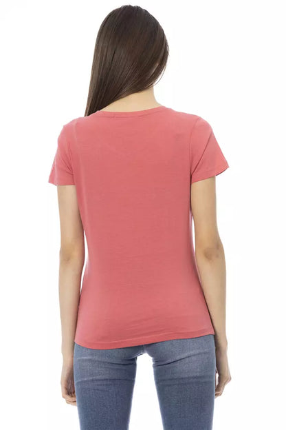 Trussardi Action Top Donna Cotone Rosa