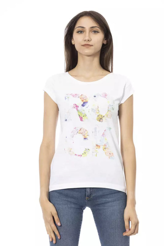 Trussardi Action Top Donna Cotone Bianco