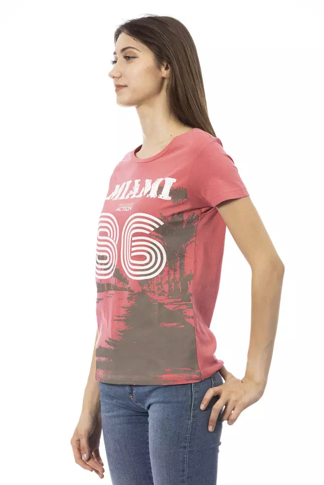 Trussardi Action Top Donna Cotone Rosa