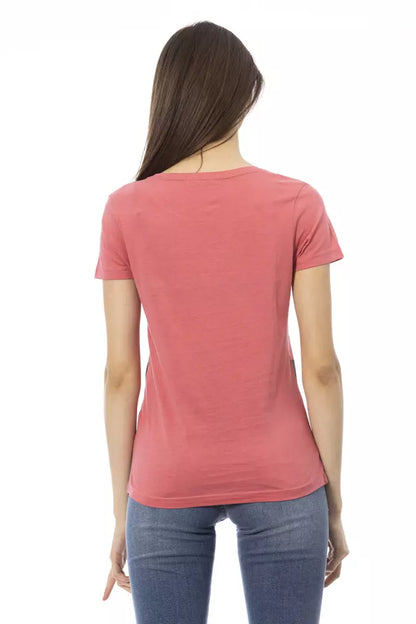 Trussardi Action Top Donna Cotone Rosa