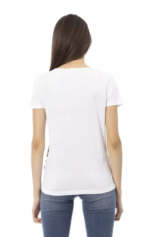 Trussardi Action Top Donna Cotone Bianco