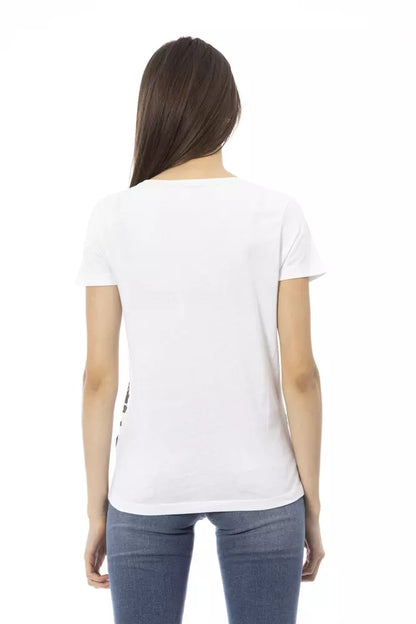 Trussardi Action Top Donna Cotone Bianco