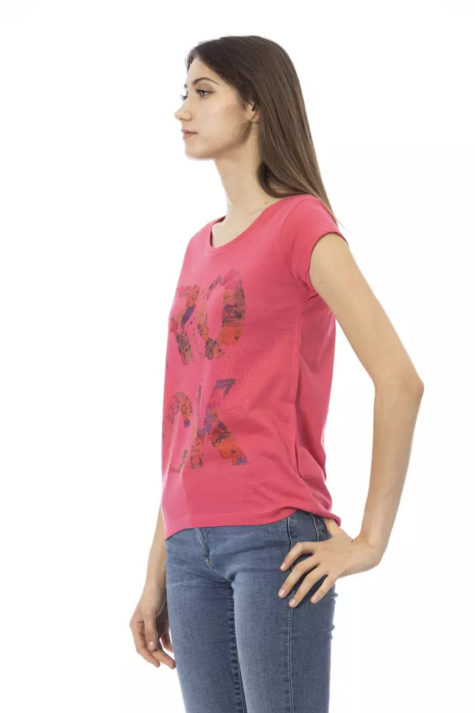 Trussardi Action Top Donna Cotone Rosa