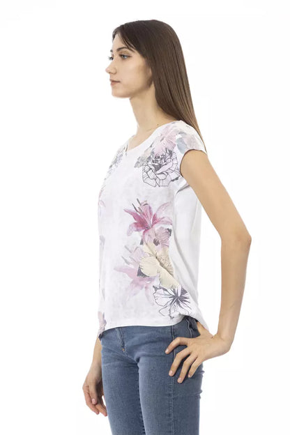 Trussardi Action Top Donna Cotone Bianco