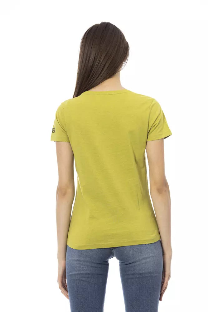 Trussardi Action Top Donna Cotone Verde