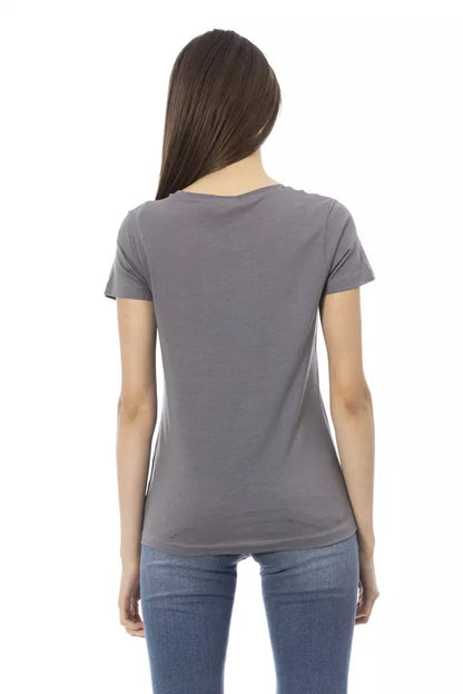 Trussardi Action Maglia Donna Cotone Grigio