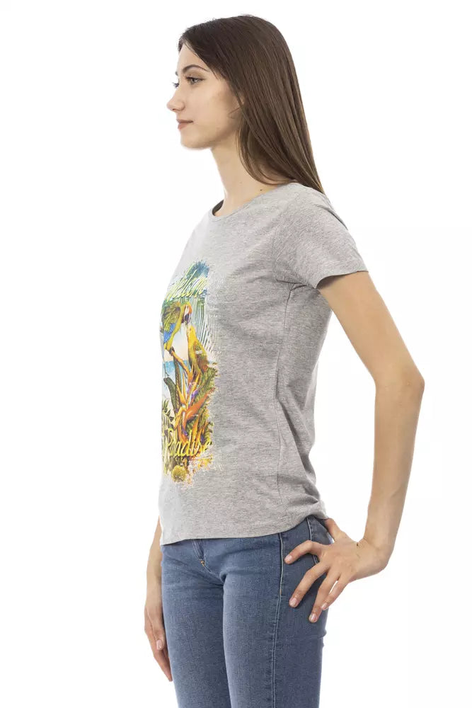 Trussardi Action Maglia Donna Cotone Grigio