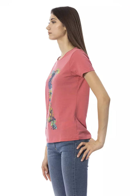 Trussardi Action Top Donna Cotone Fucsia