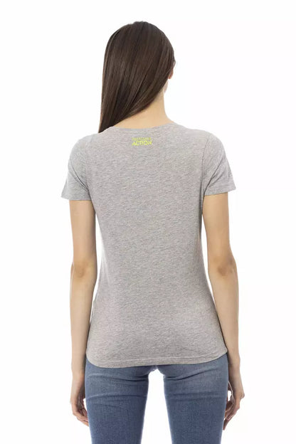 Trussardi Action Maglia Donna Cotone Grigio