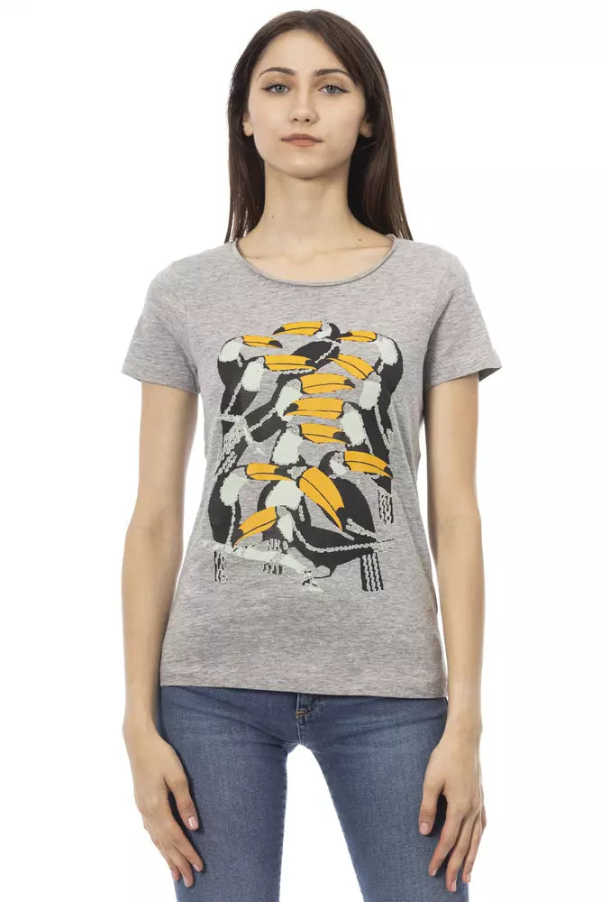 Trussardi Action Maglia Donna Cotone Grigio