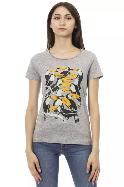 Trussardi Action Maglia Donna Cotone Grigio