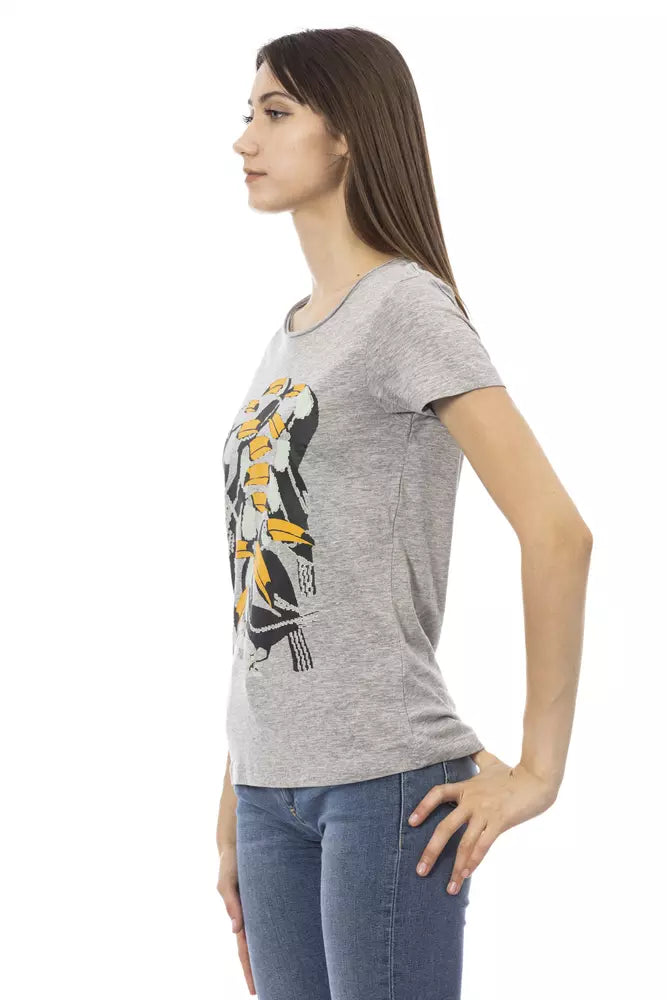 Trussardi Action Maglia Donna Cotone Grigio