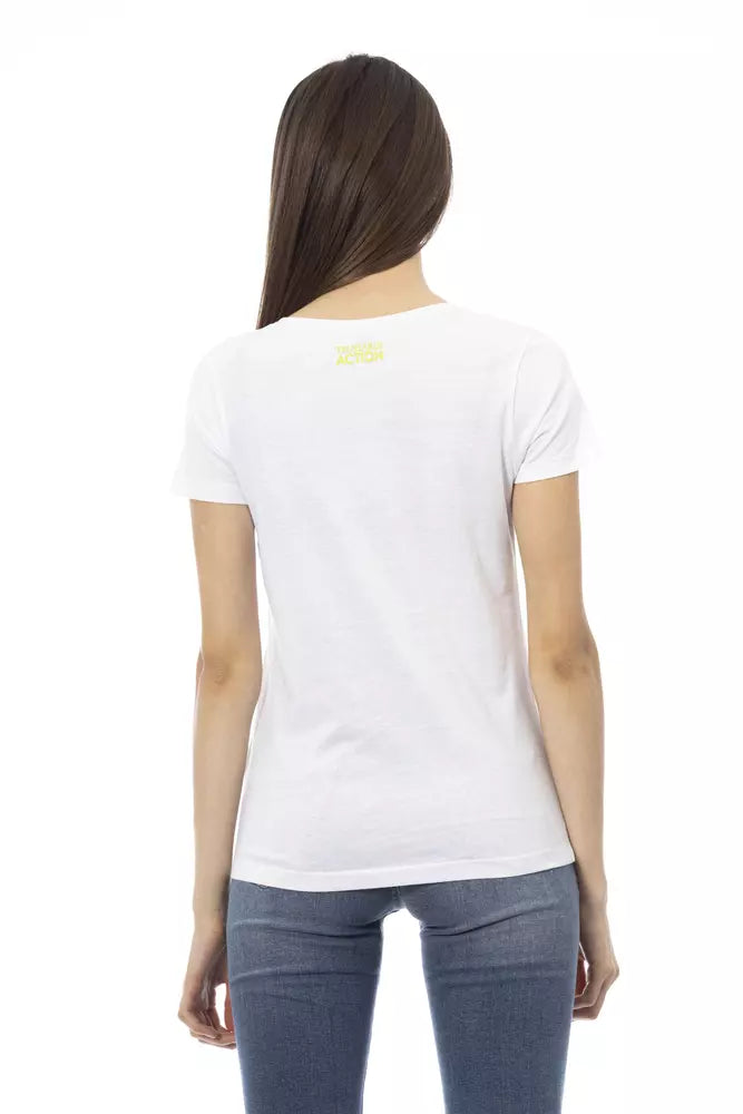 Trussardi Action Top Donna Cotone Bianco