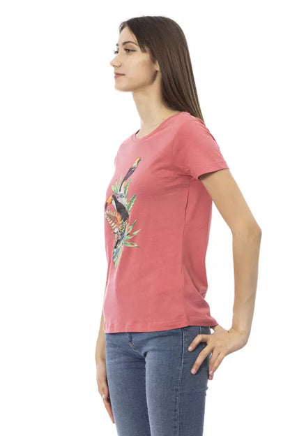 Trussardi Action Top Donna Cotone Rosa