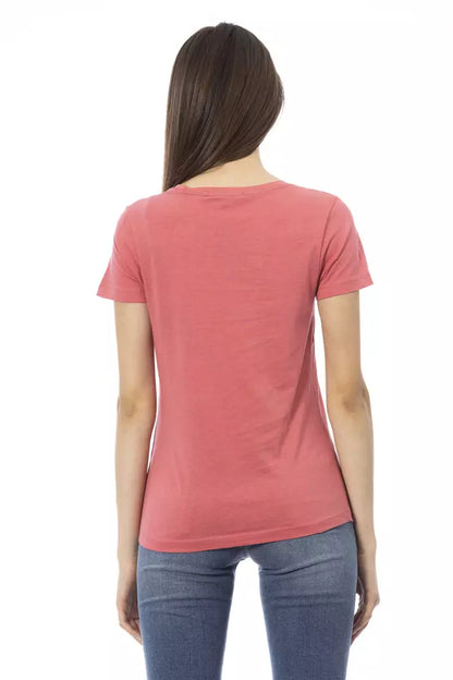 Trussardi Action Top Donna Cotone Rosa