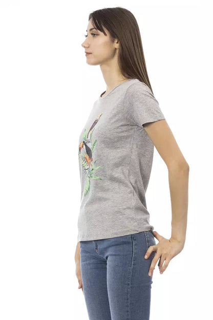 Trussardi Action Maglia Donna Cotone Grigio