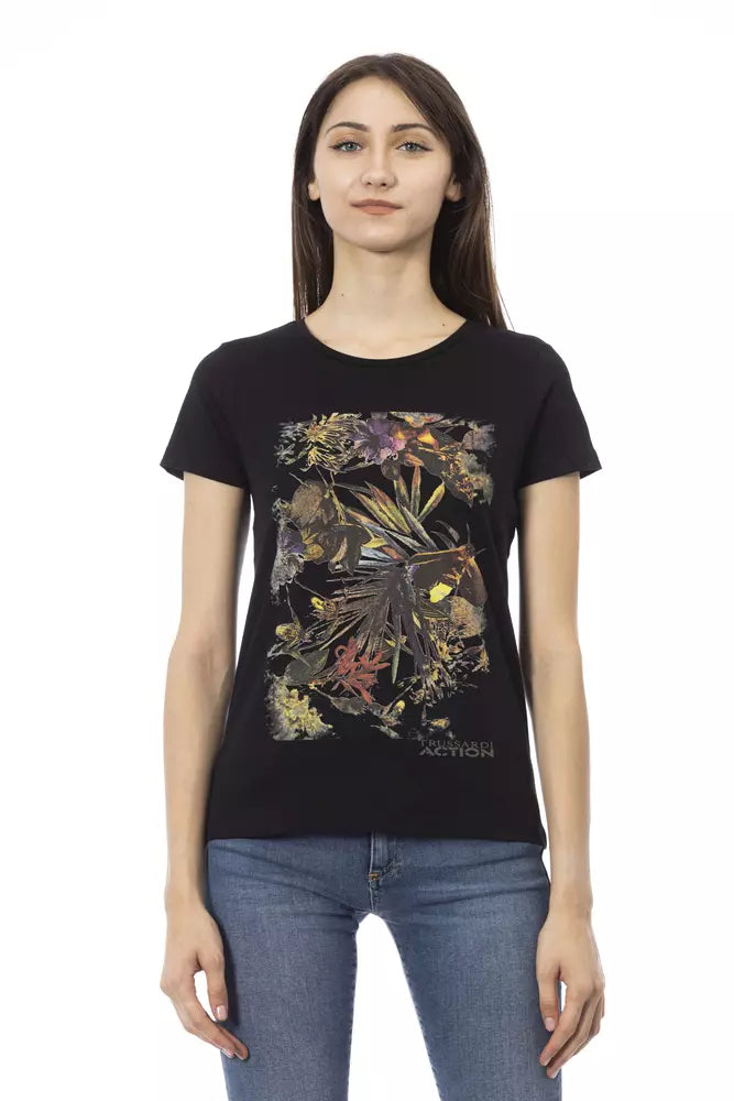 Trussardi Action T-Shirt Donna Cotone Nero