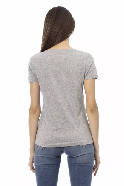 Trussardi Action Maglia Donna Cotone Grigio