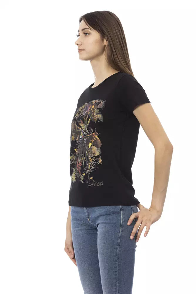 Trussardi Action T-Shirt Donna Cotone Nero