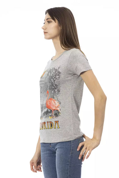 Trussardi Action Maglia Donna Cotone Grigio