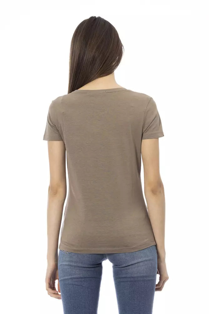 Trussardi Action Top Donna Cotone Marrone