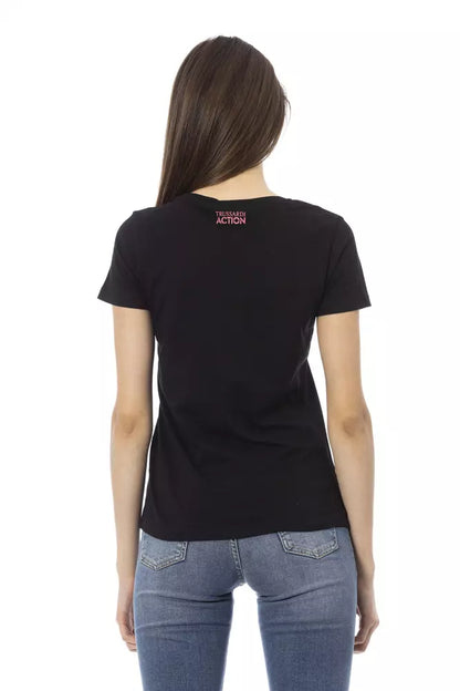 Trussardi Action Top Donna Cotone Nero