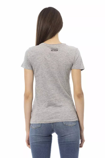 Trussardi Action Maglia Donna Cotone Grigio