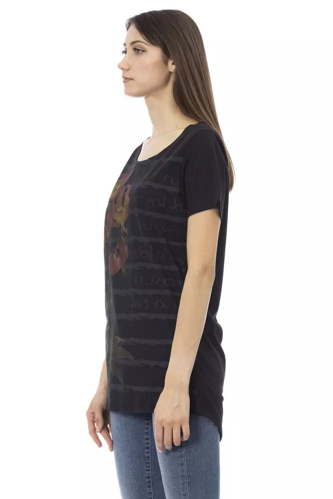 Trussardi Action Top Donna Cotone Nero