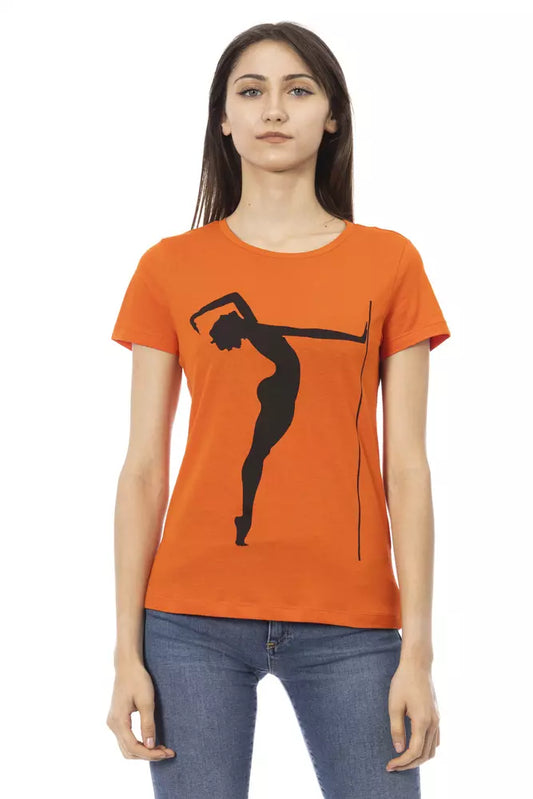 Trussardi Action Maglia Donna Cotone Arancione