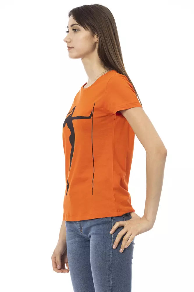 Trussardi Action Maglia Donna Cotone Arancione