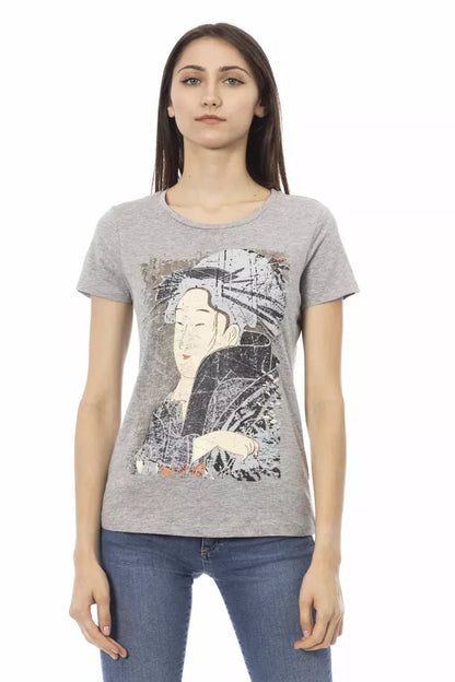 Trussardi Action Maglia Donna Cotone Grigio