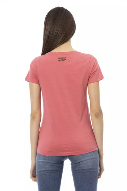 Trussardi Action Top Donna Cotone Rosa