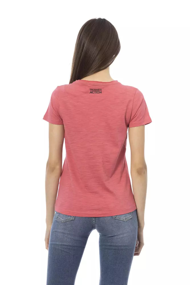 Trussardi Action Top Donna Cotone Rosa