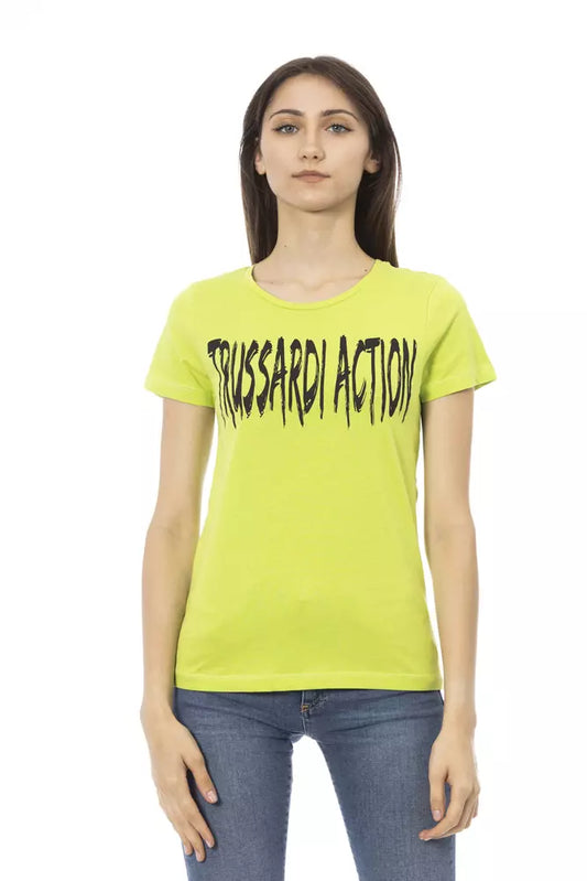 Trussardi Action Top Donna Cotone Verde