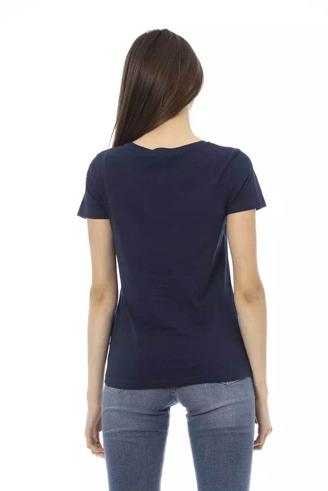 Trussardi Action T-Shirt Donna Cotone Blu